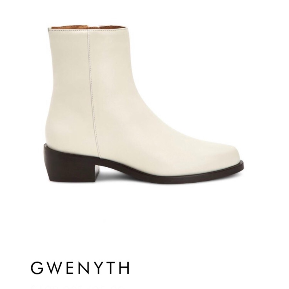 ✨ AQUATALIA ✨ GWENYTH Leather Zip On Bootie Sz 6.5